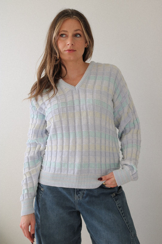 Vintage Baby Blues Knit Sweater