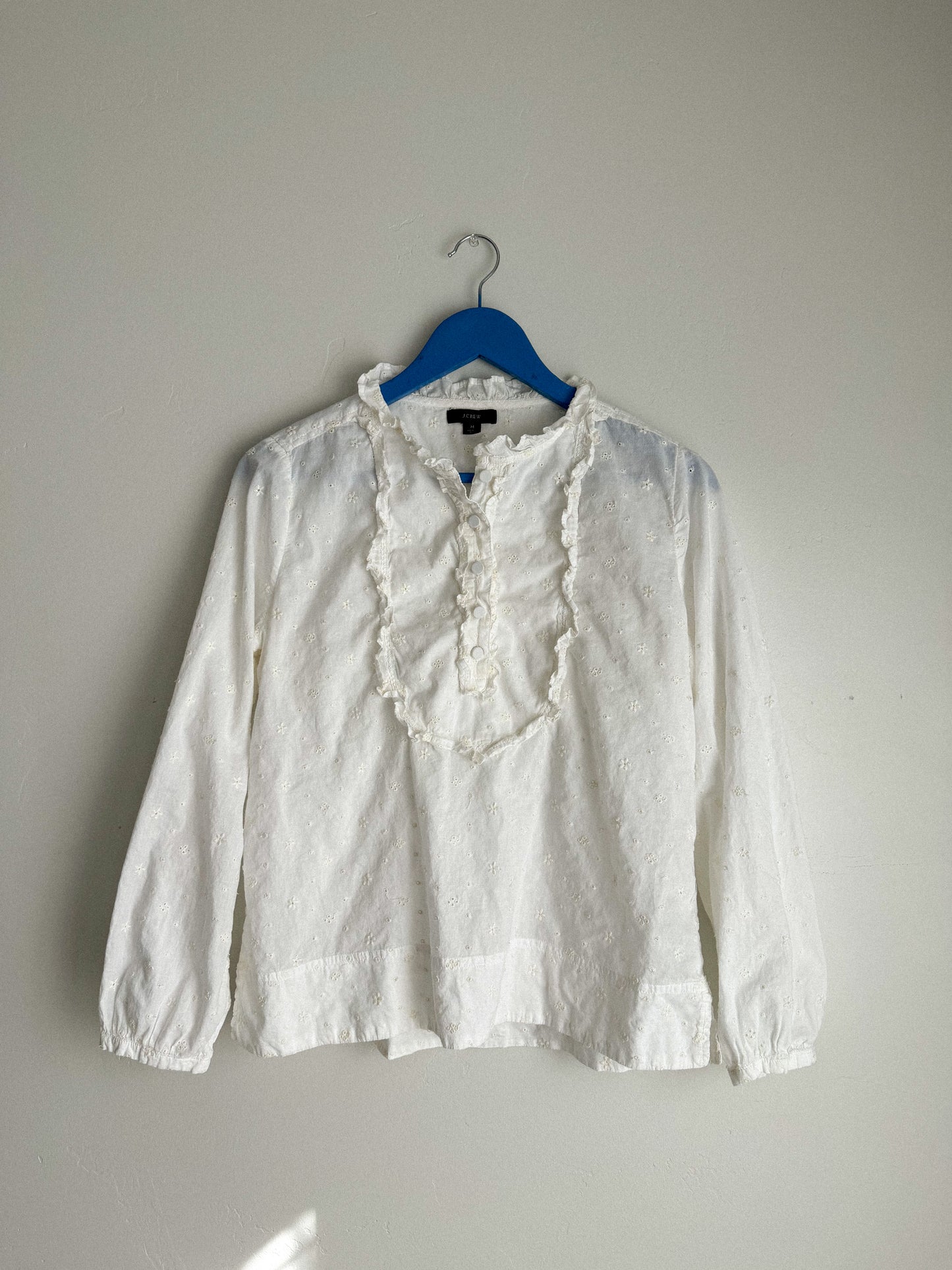 Vintage J. Crew Ruffle Blouse