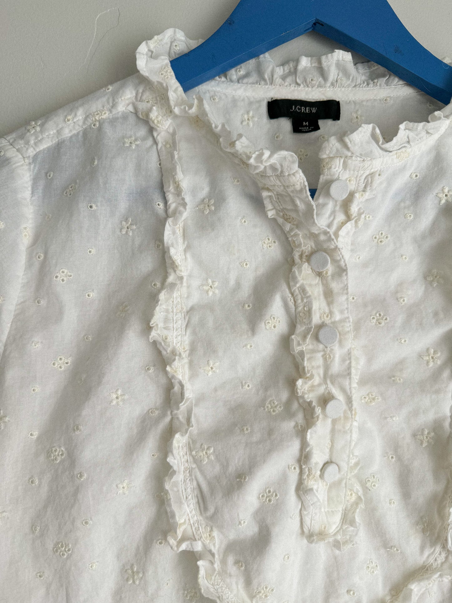 Vintage J. Crew Ruffle Blouse