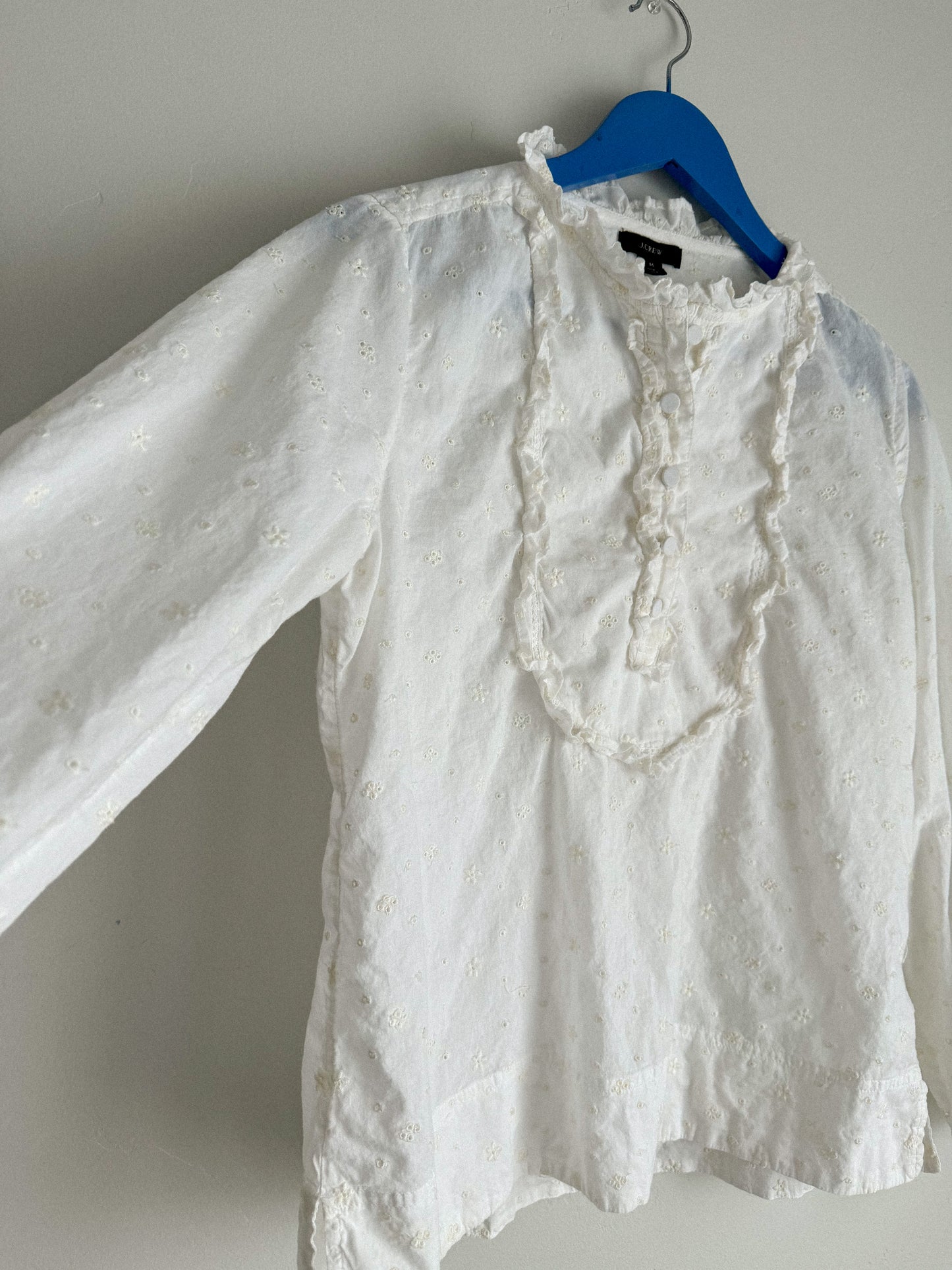 Vintage J. Crew Ruffle Blouse